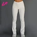 white yoga pants flare